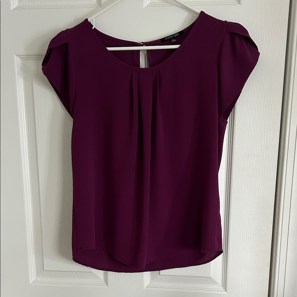 Papermoon Deep Purple Blouse